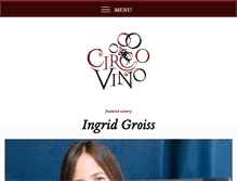 Tablet Screenshot of circovino.com